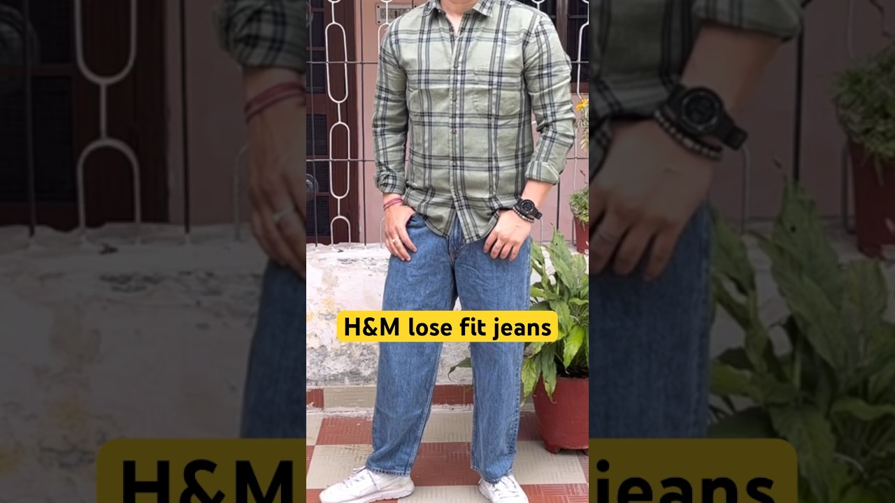 H&M loose fit jeans for men | Hindi