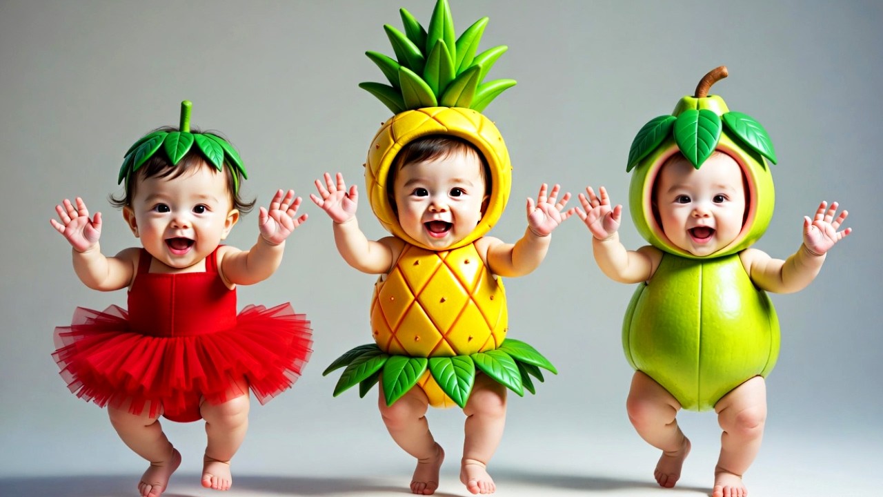 Dudi Dudi Dam Dam 🍍🍉 | Viral Kids Dance Song 2026