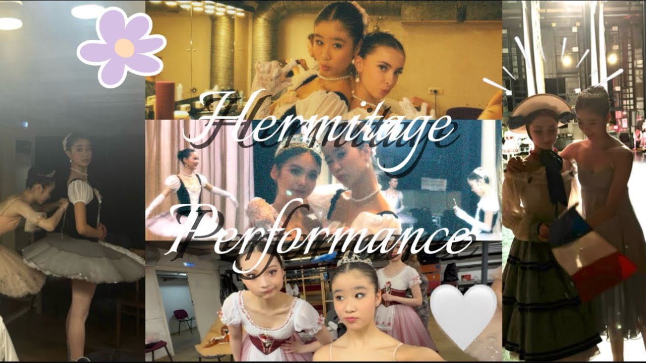 Vaganova Ballet Academy Vlog!!! (International performance at the Hermitage)😝🙌🏼🤍