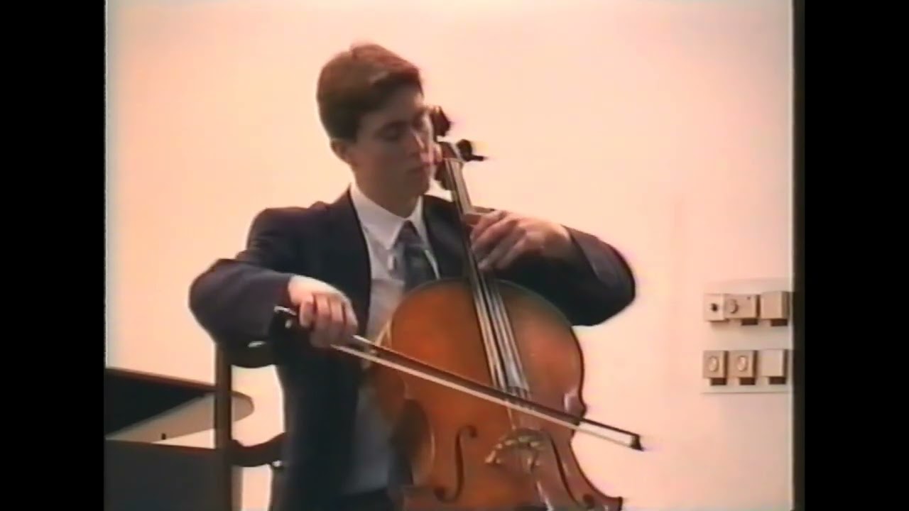 Jacques Leduc : Elégie : Alexandre Debrus (cello) & Xavier Rivera (piano) / Live 1995.