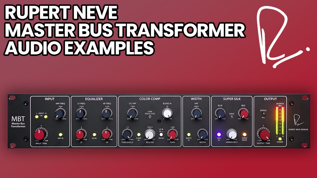 Rupert Neve Master Bus Transformer (MBT) - Audio Examples