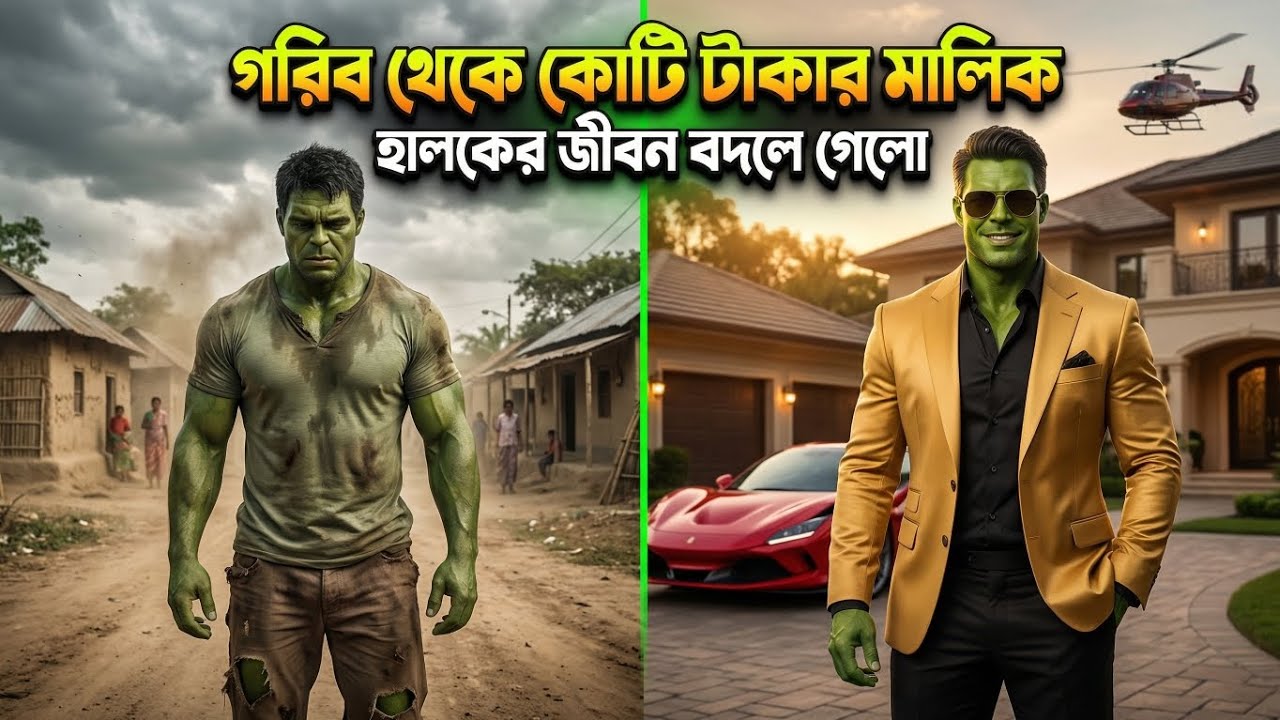 হাল্ক এর বাবা তারিয়ে দিলো বাড়ি থেকে ফিরলো কটি টাকার মালিক হয়ে। 😱 #shul #hulkvideo #aihulk #hulkfilme