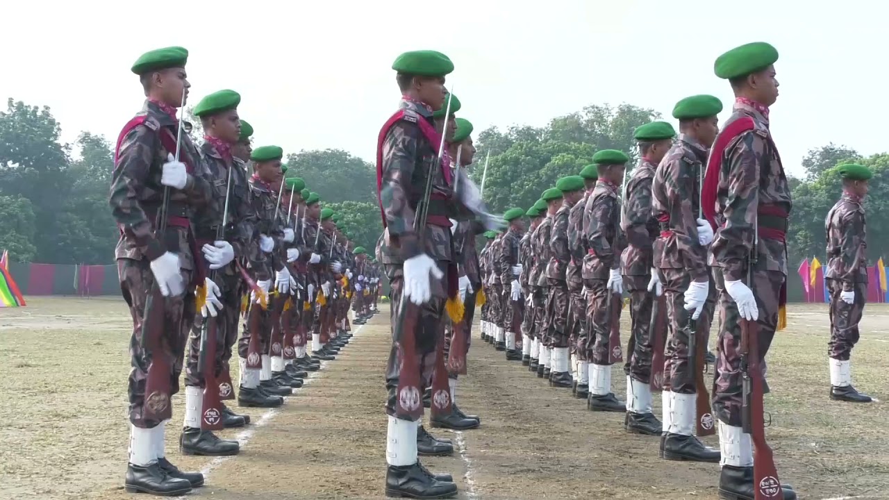 BGB Parade (বিজিবি ৯৫তম ব্যাচের রিক্রুটদের সমাপনী কুচকাওয়াজ ২০২০) ঠাঁকুরগাও প্রশিক্ষণ কেন্দ্র