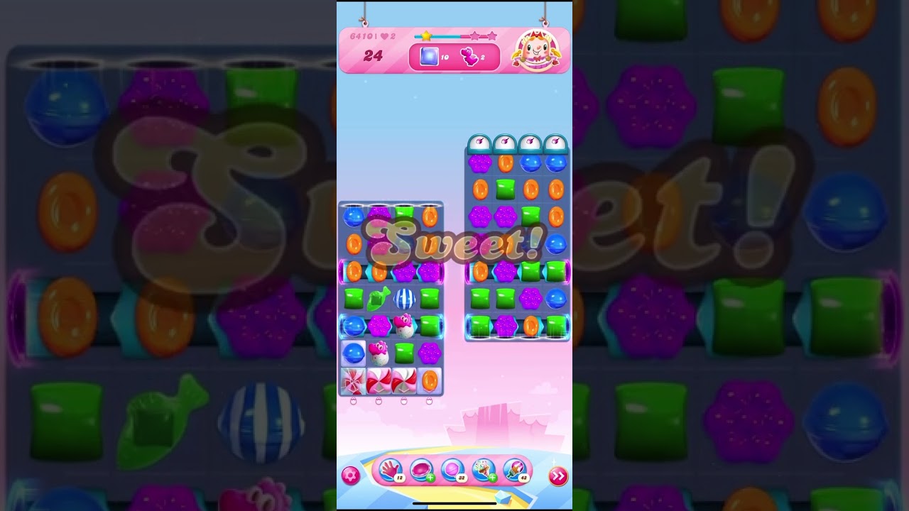 Candy Crush saga level 6410