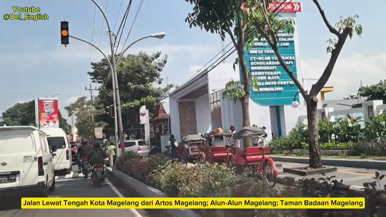 Menelusur Jalan Kota Magelang dari Artos Mall; Alun-Alun Magelang; Taman Badaan Kota Magelang