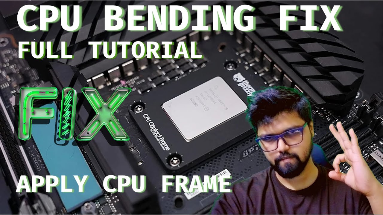 Apply cpu contact frame from thermal grizzly - don't let your processor bend