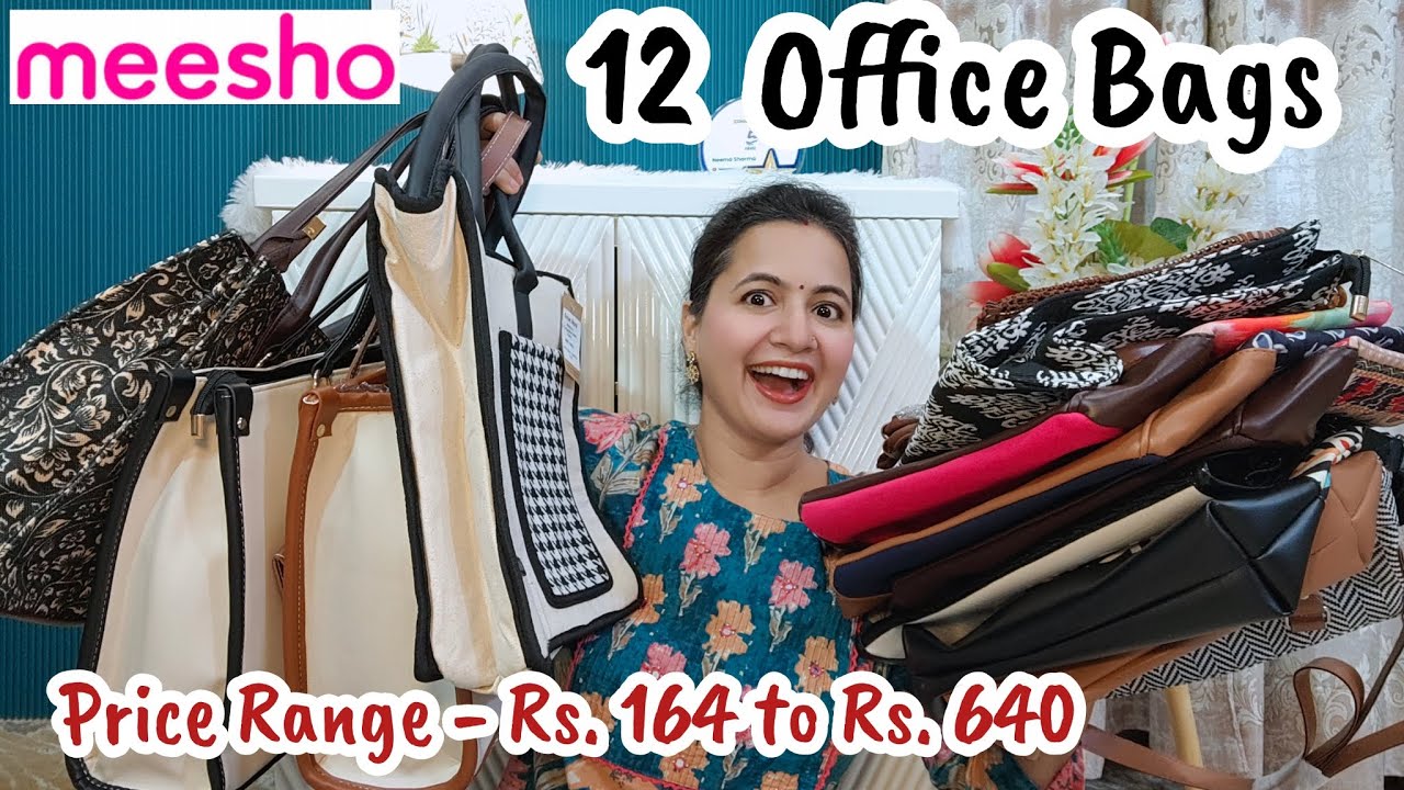 MESSHO Premium Quality Bags Review 💕 | Perfect Office Bags & Sling Bags Haul | Neema's Corner  