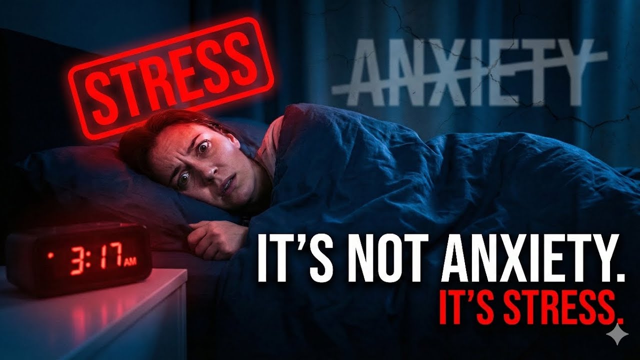 Overthinking at Night Is a Stress Response, Not Anxiety