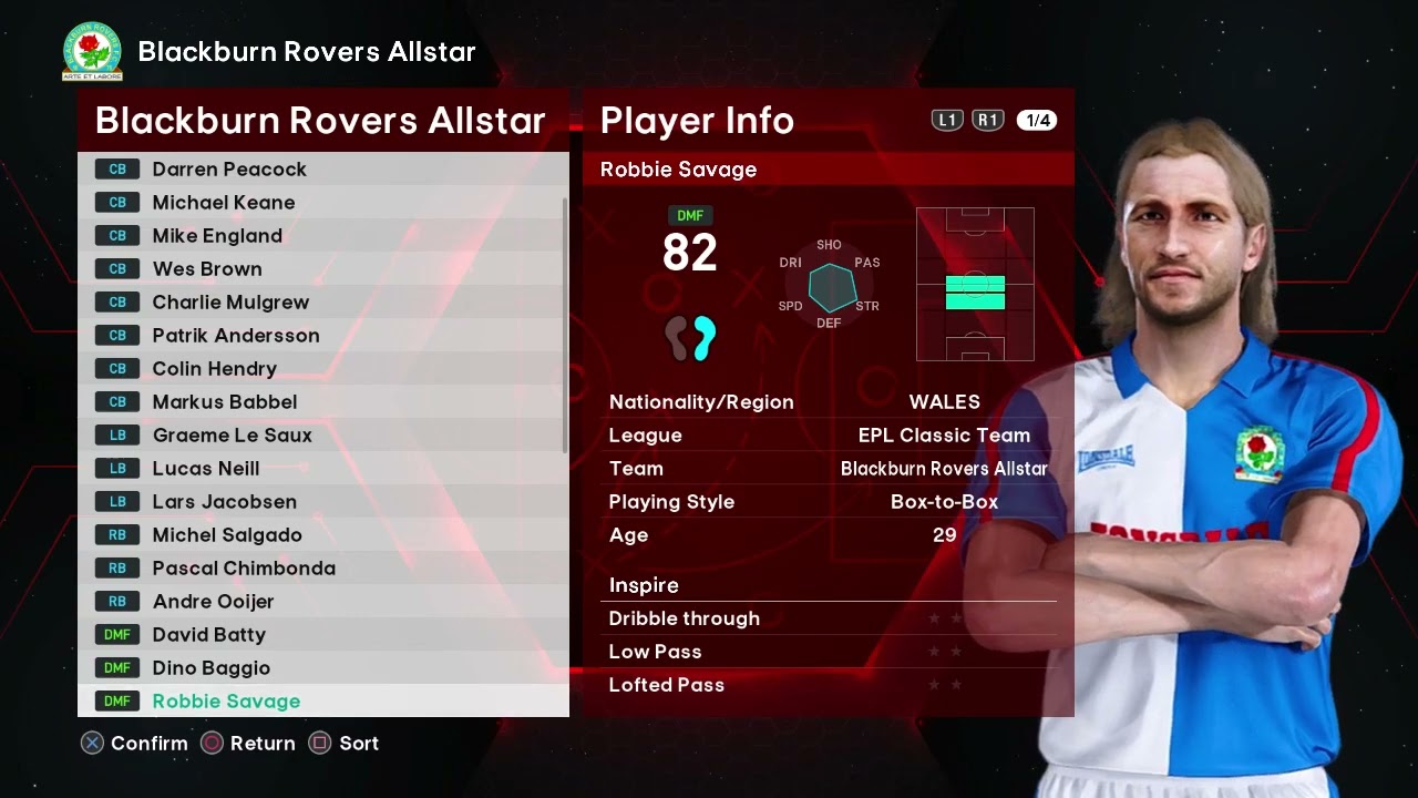 BLACKBURN ROVERS CLASSIC Full Facepack PES 2021-SPFL2023