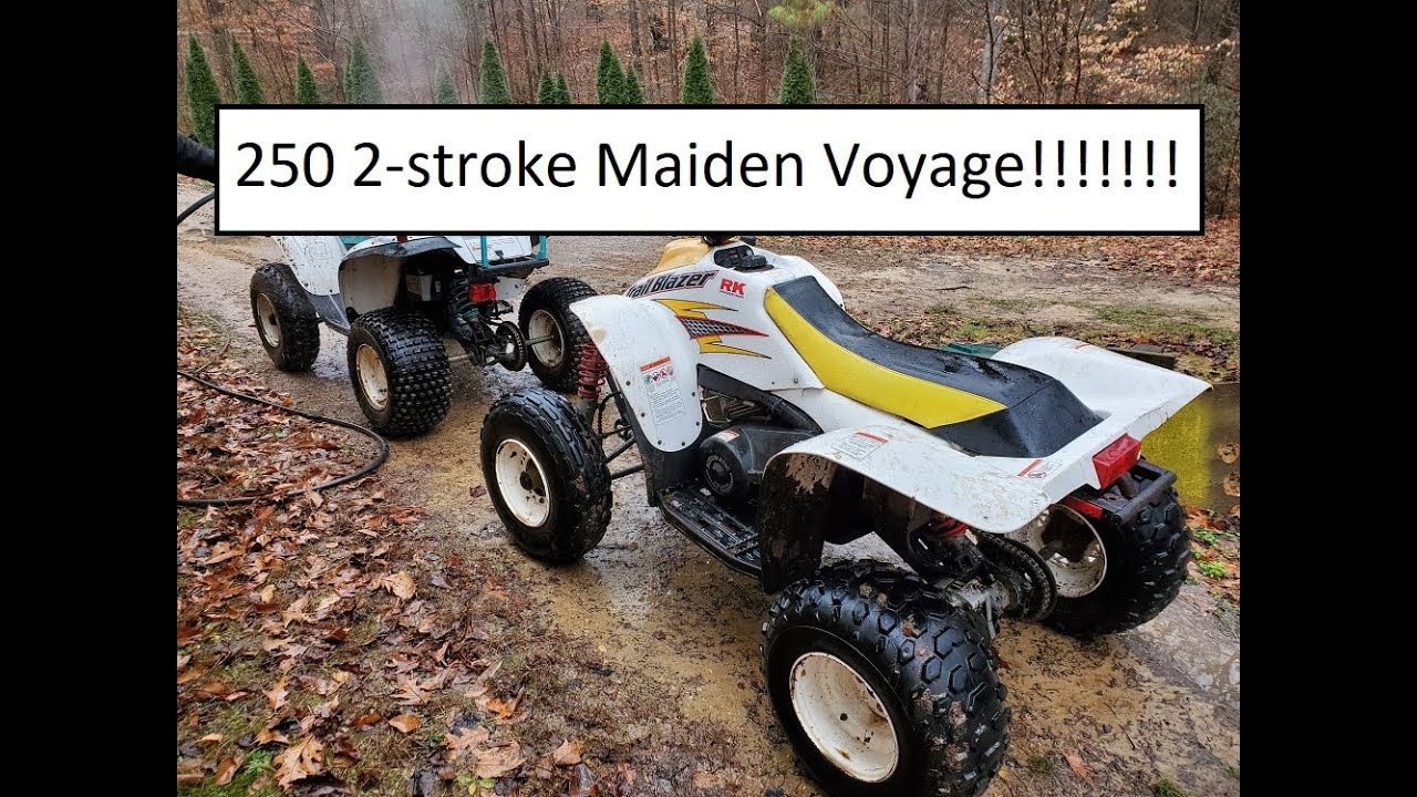 Trail Riding part 1 - Maiden Voyage of the 2000 Polaris Trailblazer 250