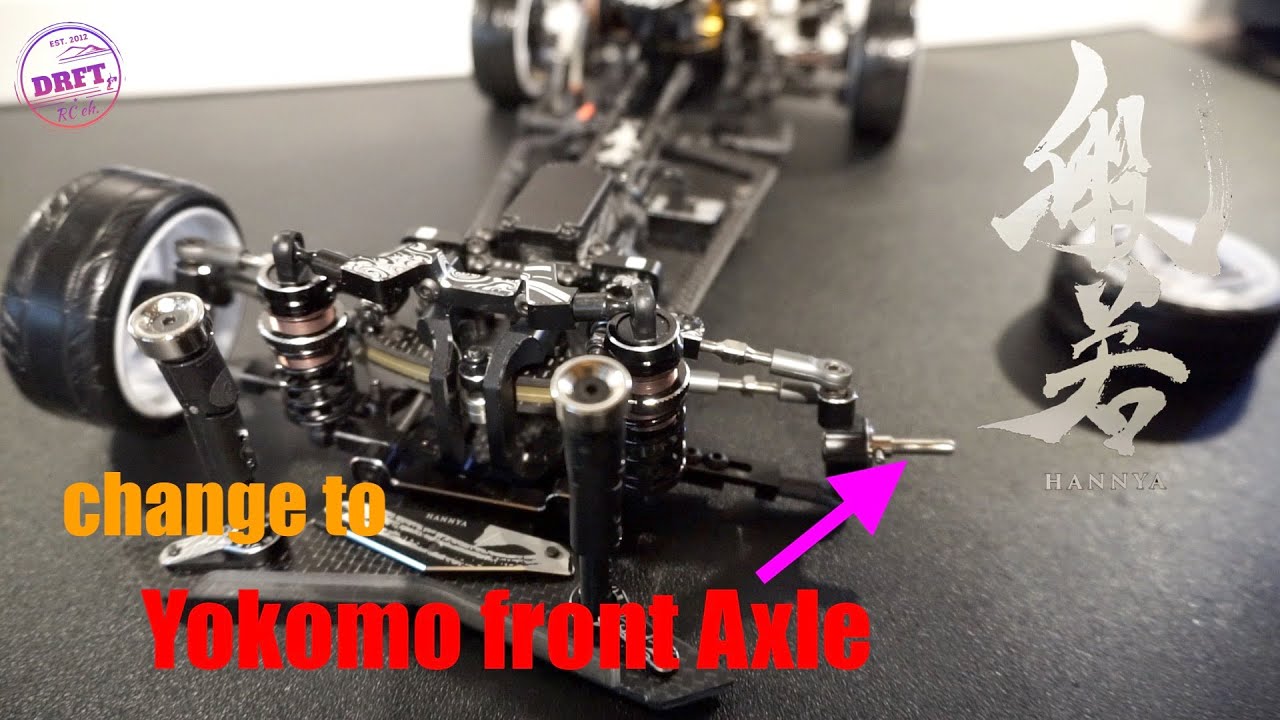 Onisiki Hannya - change to a Yokomo Aluminium front Axle