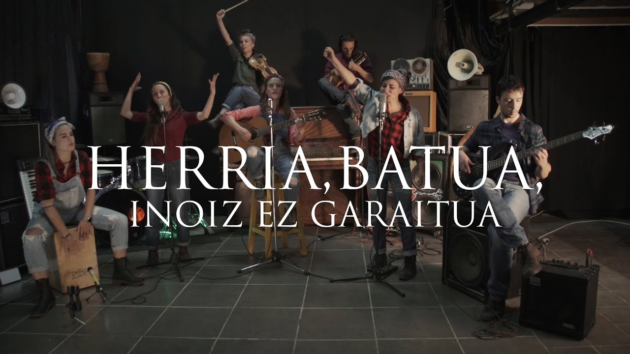 Herria, batua, inoiz ez garaitua (El pueblo unido jamás será vencido)