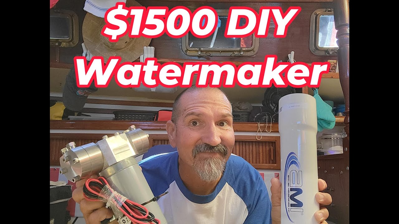 My 12 volt, 15amp 3 gallon/hr watermaker for $1500