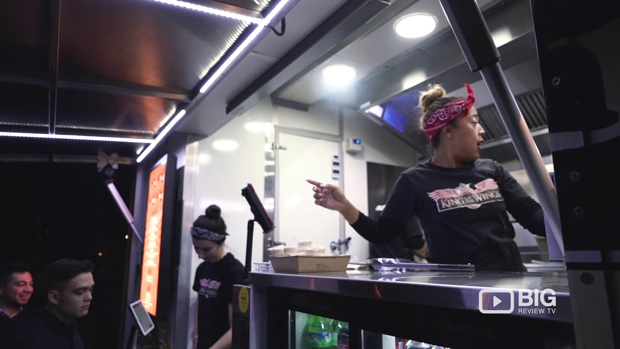 King of the Wings Food Truck in Brisbane offering the best deep fried Chicken Wings