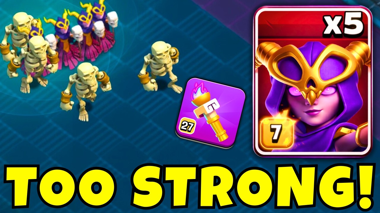 Best Ranked Battle Attack Strategy - Super Witch + RC Walk Combo (Clash of Clans)