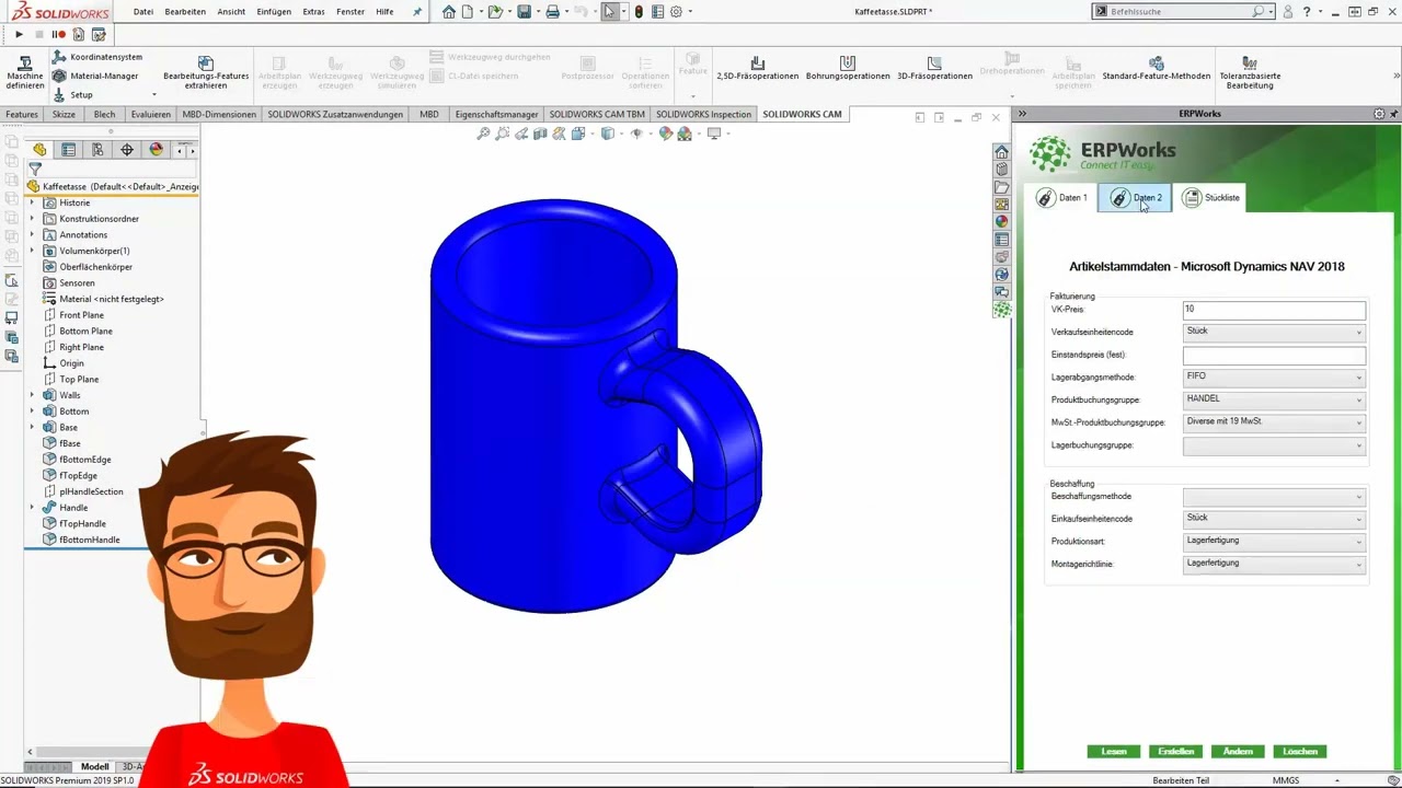 ERPWorks verbindet Ihr ERP System mit SOLIDWORKS   Connect IT easy deutsch