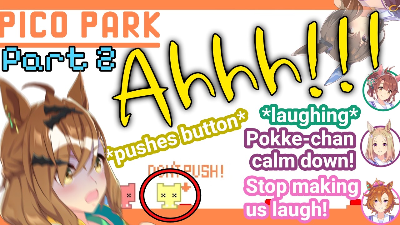 Jungle Pocket Keeps Making Everyone Die on the Pico Park Button Level | Part 2 [Eng Subs]