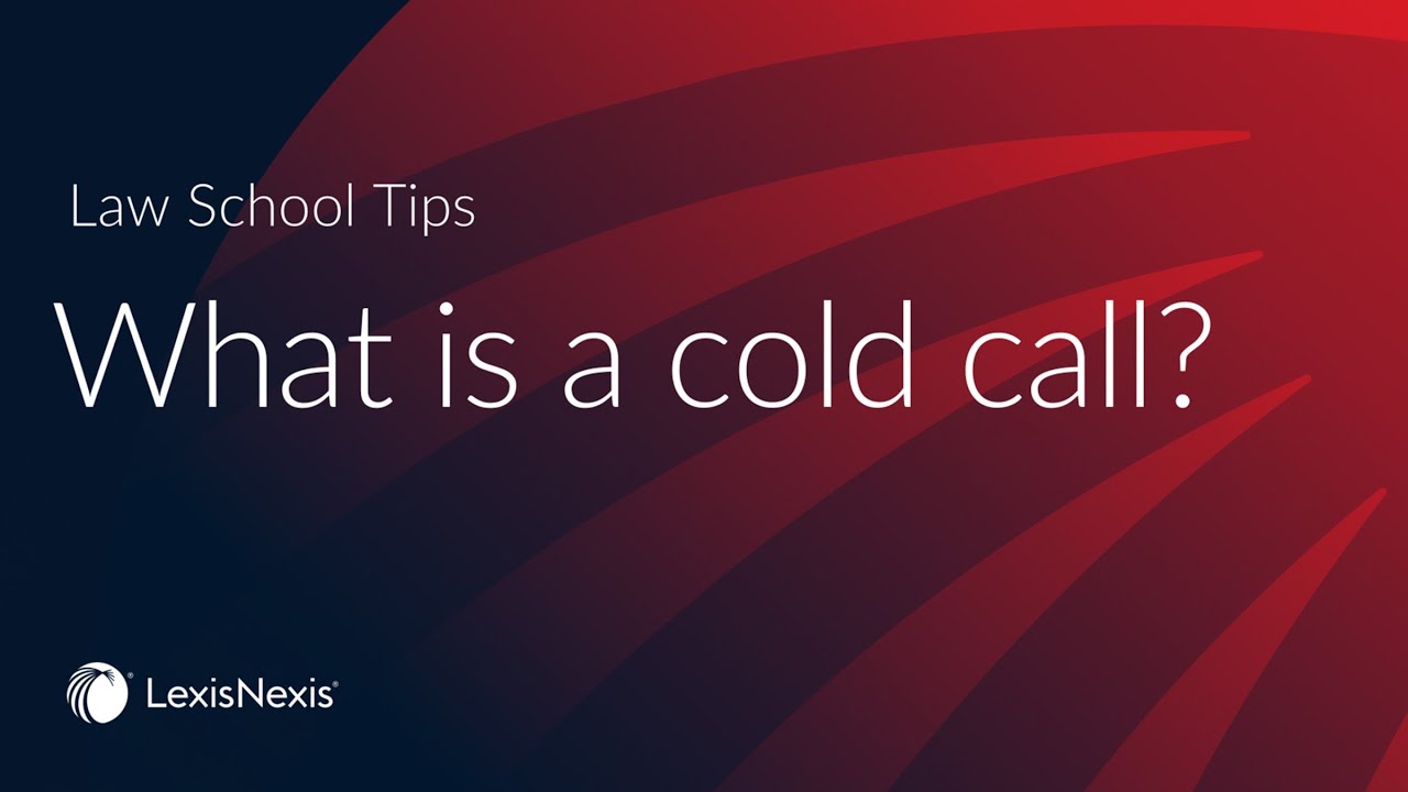 What is a cold call?