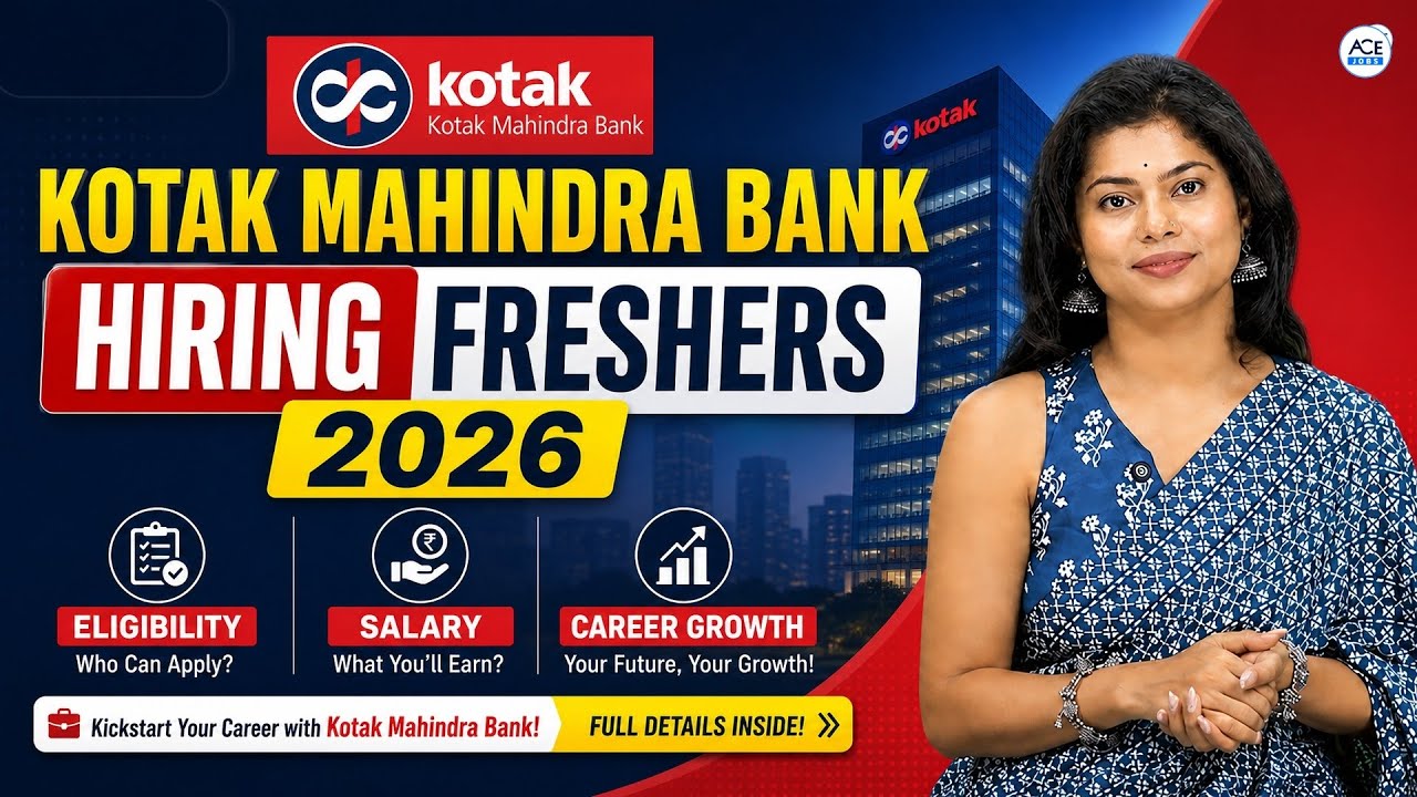 Kotak Mahindra Bank Hiring Freshers 2026 | Eligibility, Salary & Career Growth | By Udisha Mishra