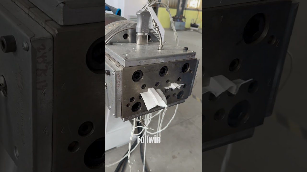 Show the plastic extrusion technical process to you . #extruder #plastic #extrusion