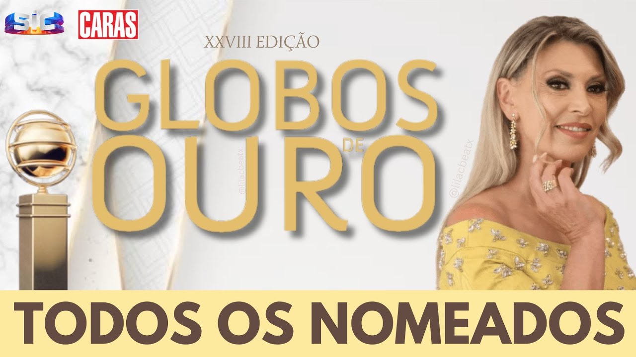 NOMEADOS dos Globos de Ouro | 2024 (SIC/CARAS)