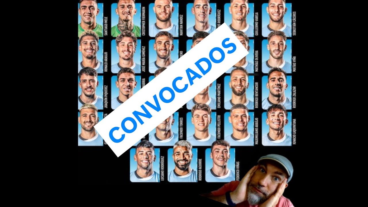 URUGUAY LOS CONVOCADOS PARA JUGAR CONTRA MEXICO Y ESTADOS UNIDOS