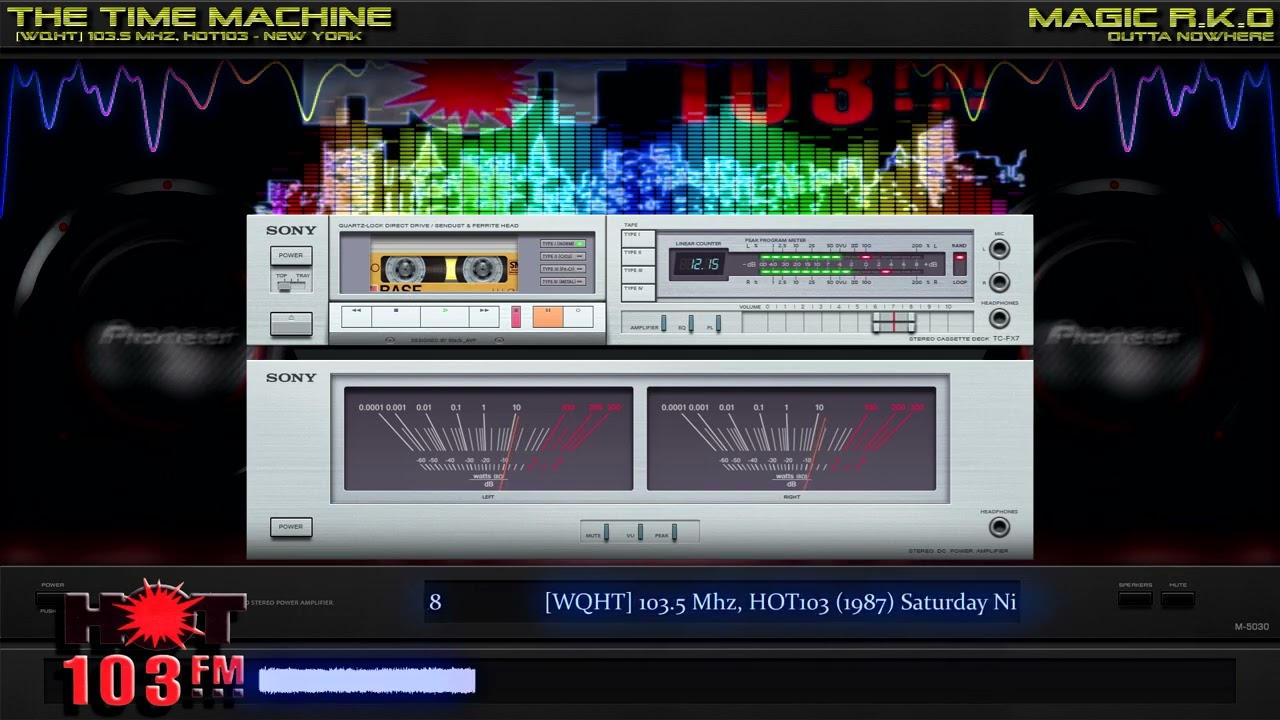 [WQHT] 103.5 Mhz, HOT103 (1987) Saturday Night Dance Party with Scott Blackwell from 1018