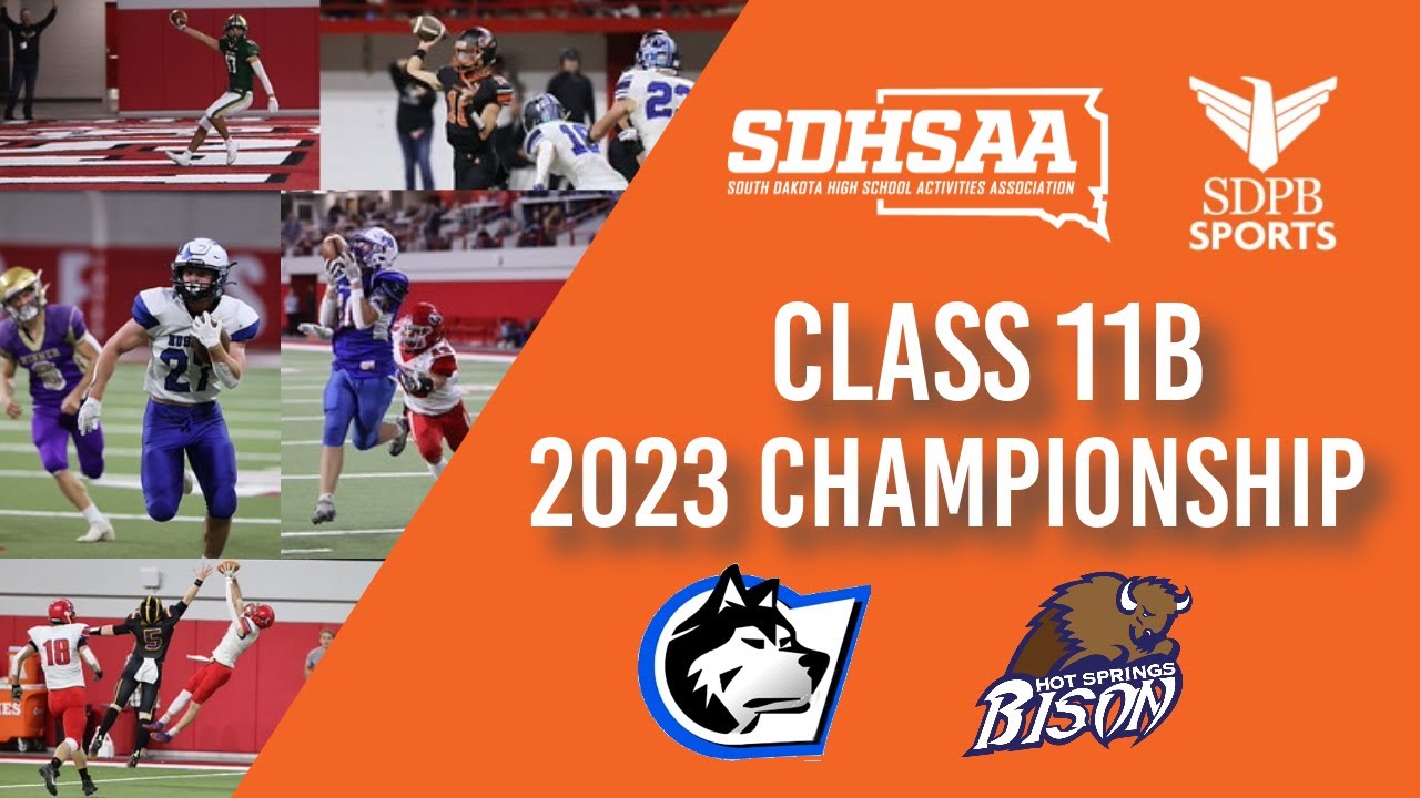 Elk Point-Jefferson vs Hot Springs - 2023 Class 11B Football Championship | SDPB