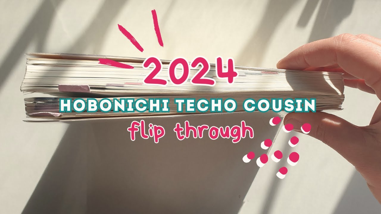 Sfogliamo insieme il mio Hobonichi Cousin 2024: Idee per Decorare e Chiacchiere
