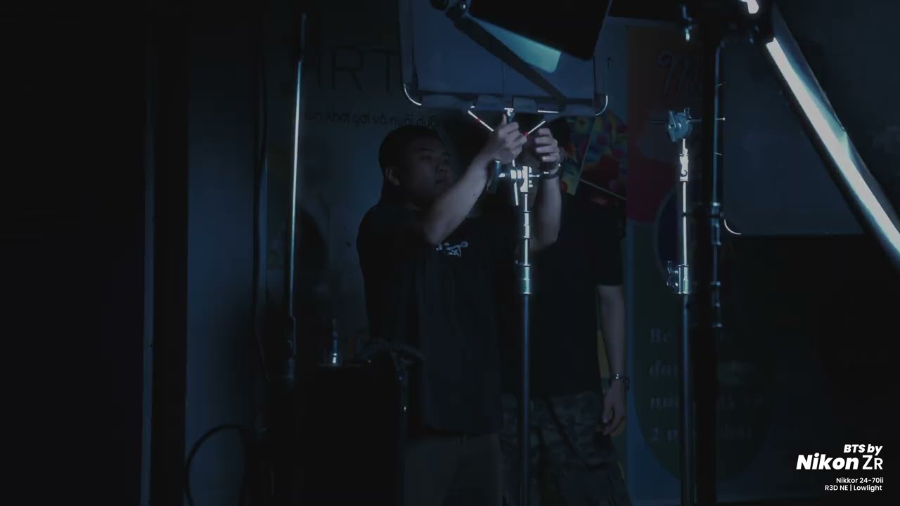 Filming in almost total darkness | Nikon ZR + 24-70 f2.8 II BTS