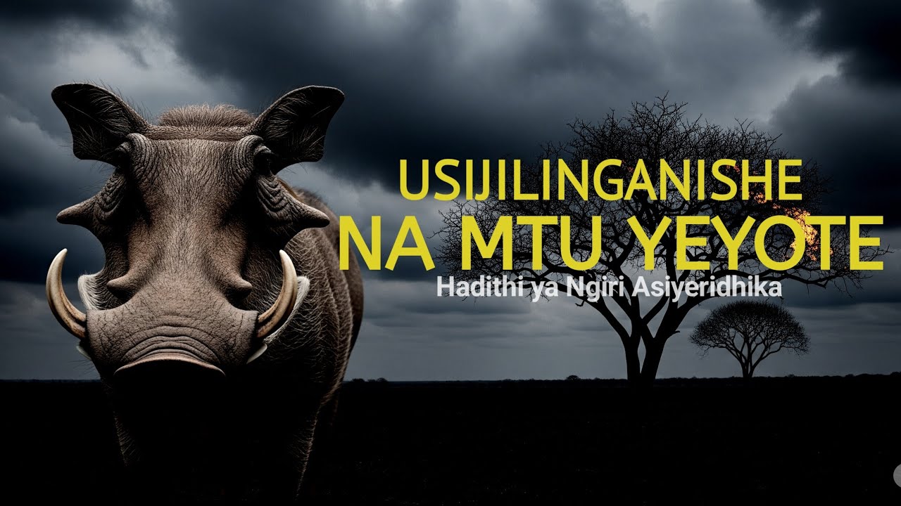 Usijilinganishe na yeyote |  Hadithi ya Ngiri mwenye sura mbaya| Swahili tales| Hadithi za Kiswahili