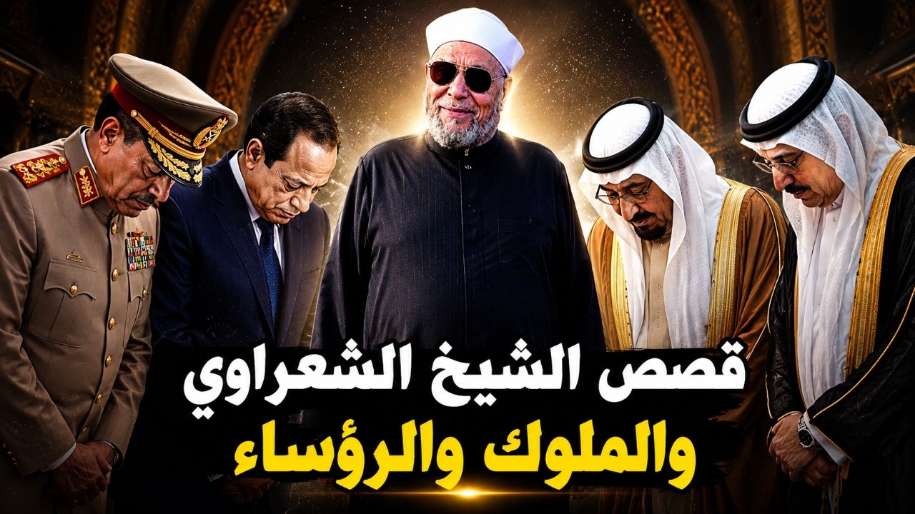 قصص الشيخ الشعراوي مع الملوك والرؤساء | ملك السعودية والرئيس المصري أنور السادات وحسني مبارك