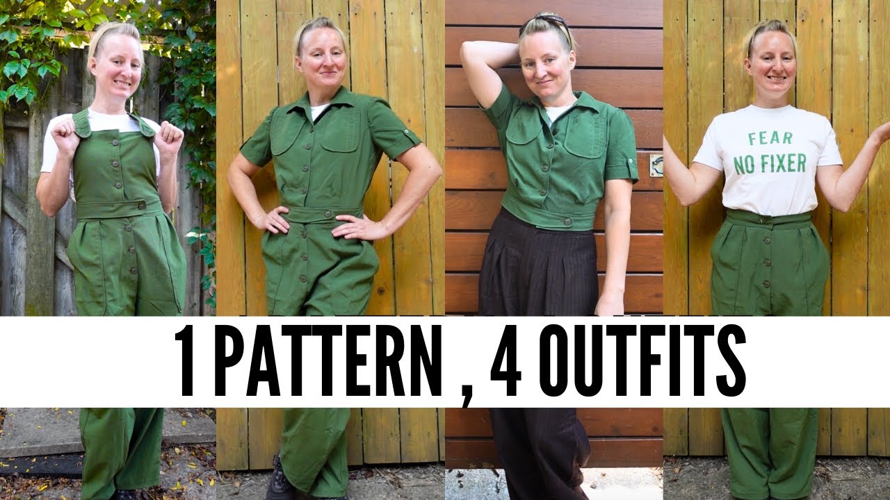 MAXIMIZE Your Wardrobe's Potential || Sewing HACK! (Vintage Jumpsuit → Separates)