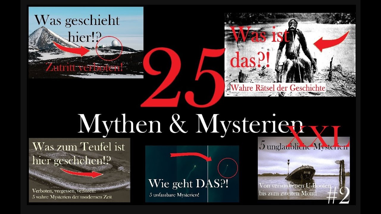 25 Mythen & Mysterien XXL: Verloren. Verflucht. Vergessen.