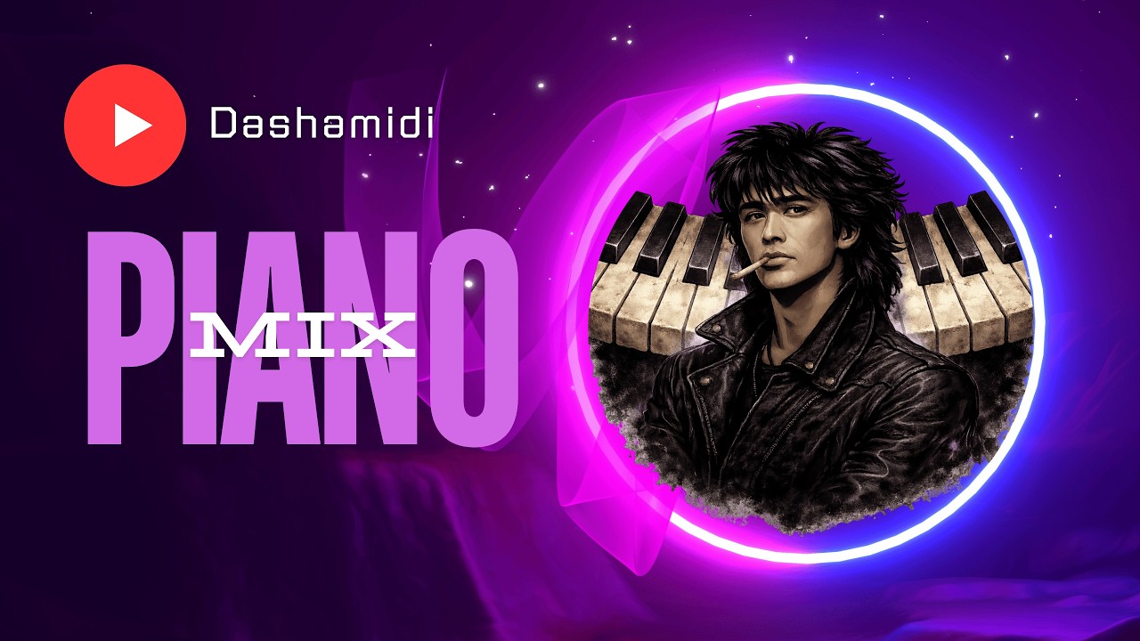 Виктор Цой (Кино) Легенды в PIANO MIX от #dashamidi |Вспомни времена, когда мир еще не сошел с ума