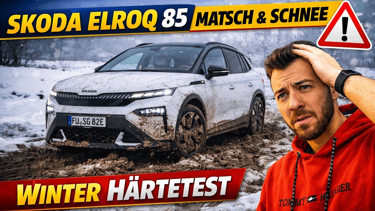 Škoda Elroq 85 im ausführlichen Autotest- Winter, Verbrauch & Reichweite