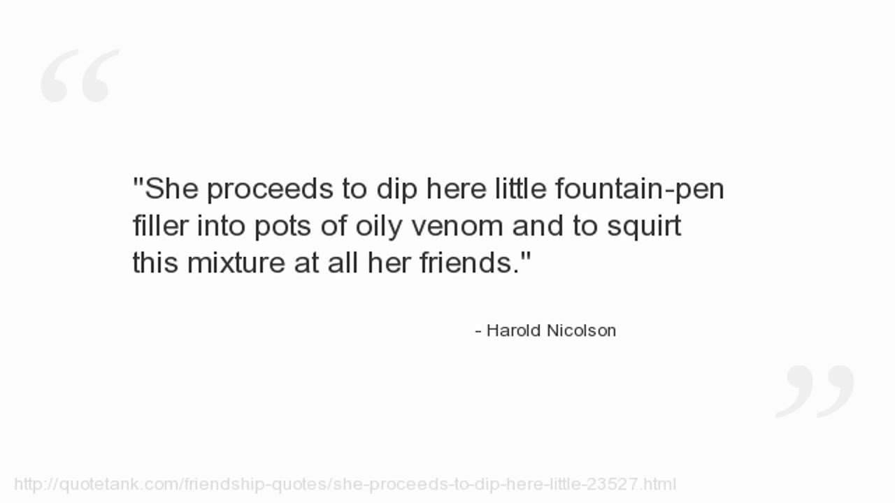 Harold Nicolson Quotes
