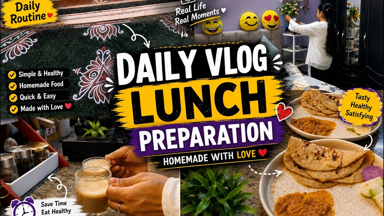 Lunch preparation daily vlog 🥰#alootomatogravy #vlog #dailyvlog #lunch #vlog 