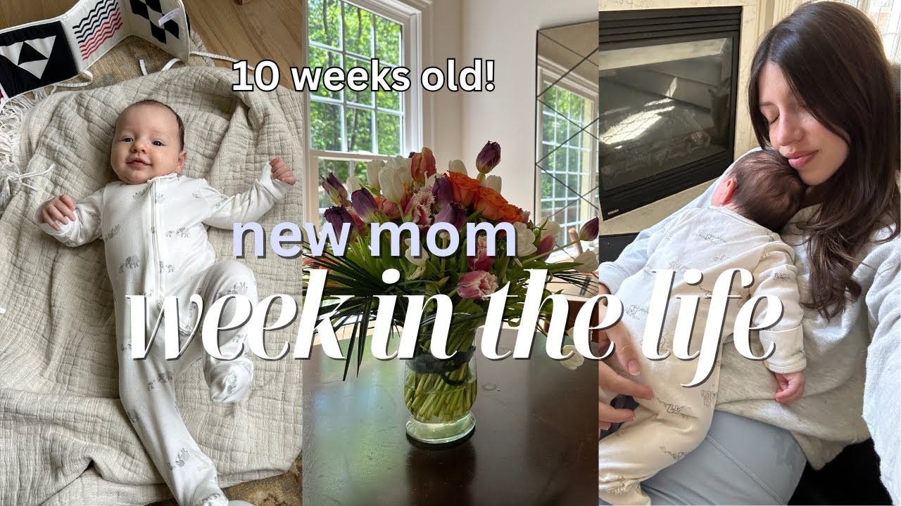life with a 2 month old! hard days, new nursery furniture, baby clothing haul