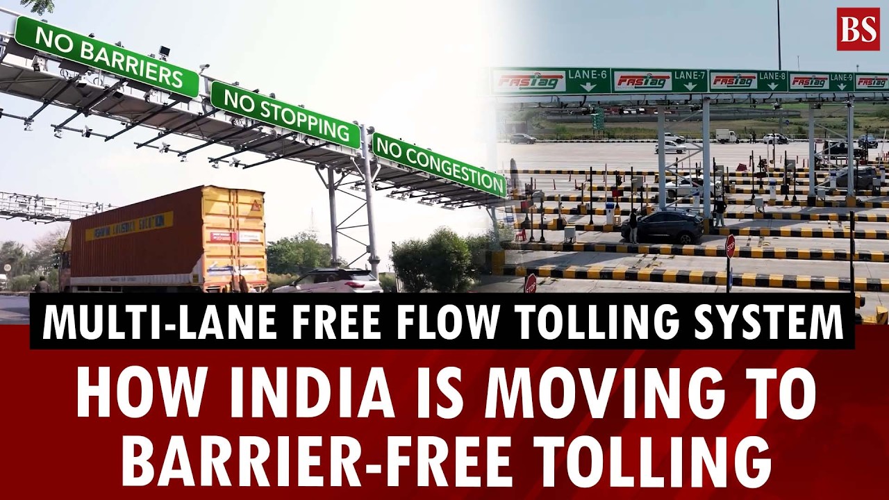 Multi-Lane Free Flow Tolling System: How India is moving to barrier-free tolling | FASTag | Toll tax