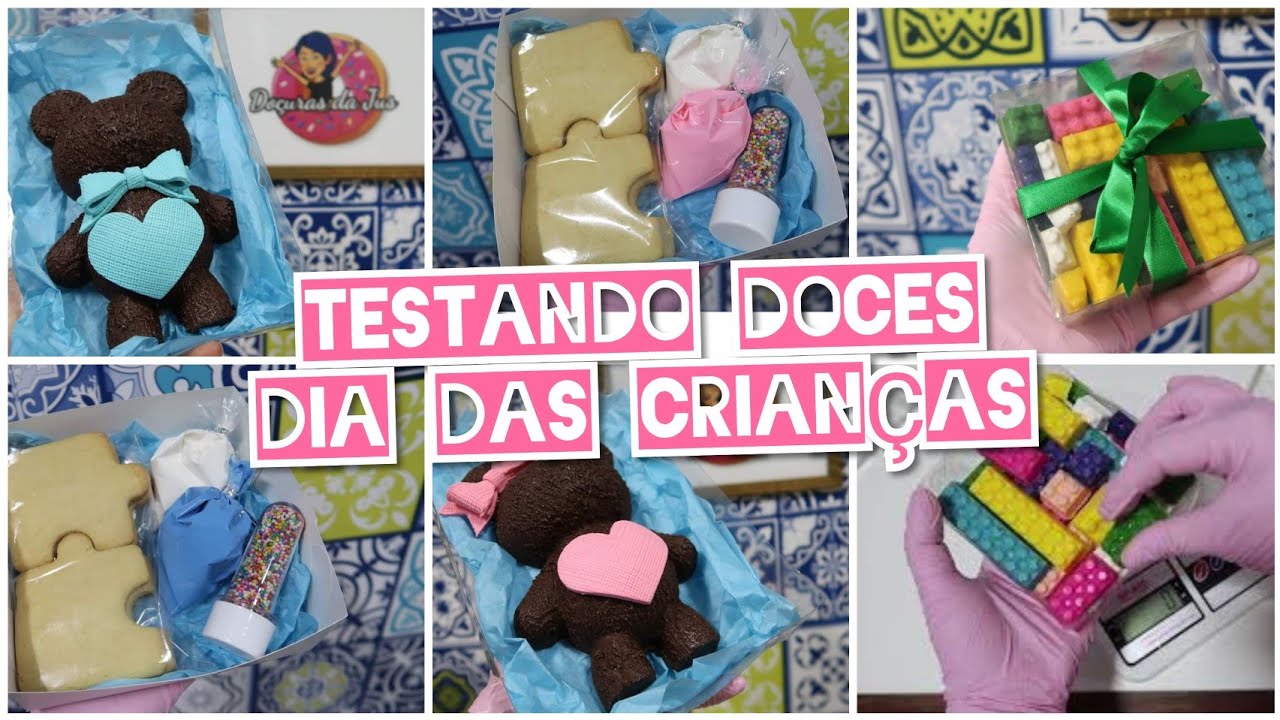 TESTANDO DE DOCES DIA DAS CRIANÇAS - VLOG FAZENDO DOCES - JUSLENE RATCOV