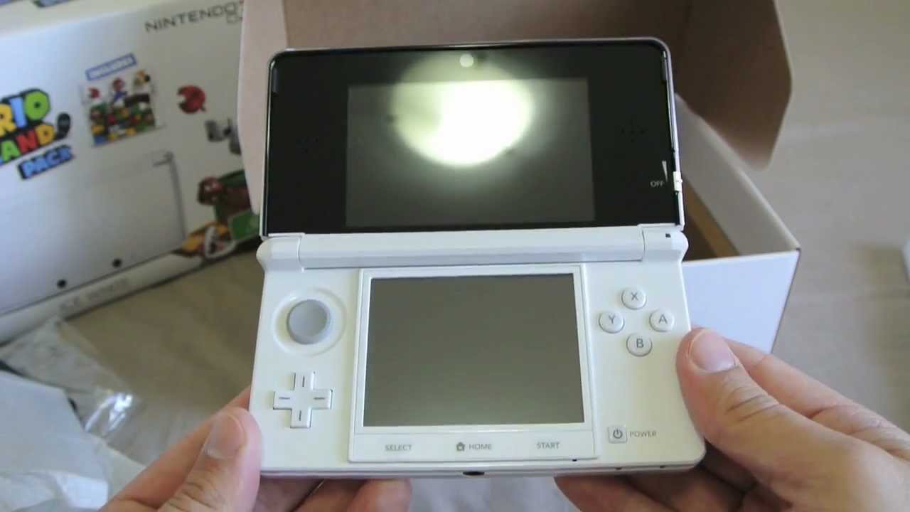 [AUS] Nintendo 3DS Ice White + Super Mario 3D Land UNBOXING - EB Games 'Preowned' Edition