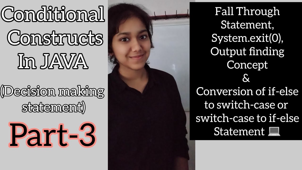 Class 9th ICSE l Conditional Constructs in JAVA l Part-3 l in Hindi
