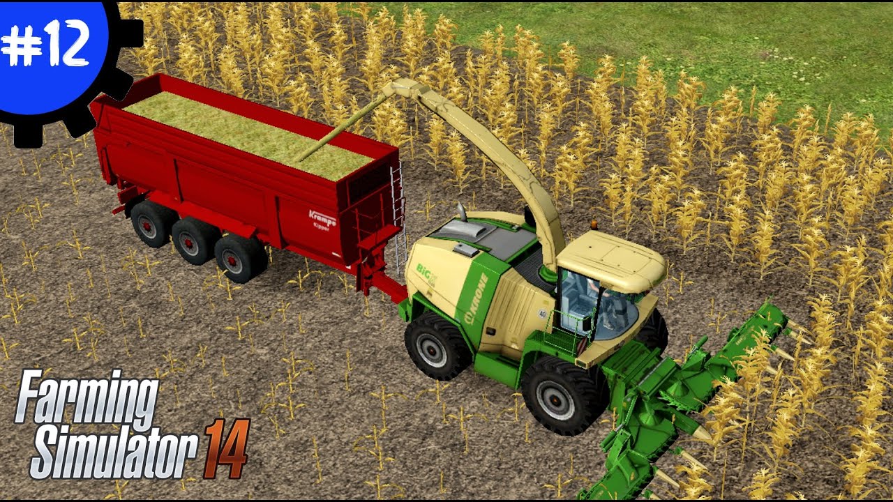 KRONE Big X 1100: Лучший комбайн для кукурузы в Farming Simulator 14 | Fs 14. #12