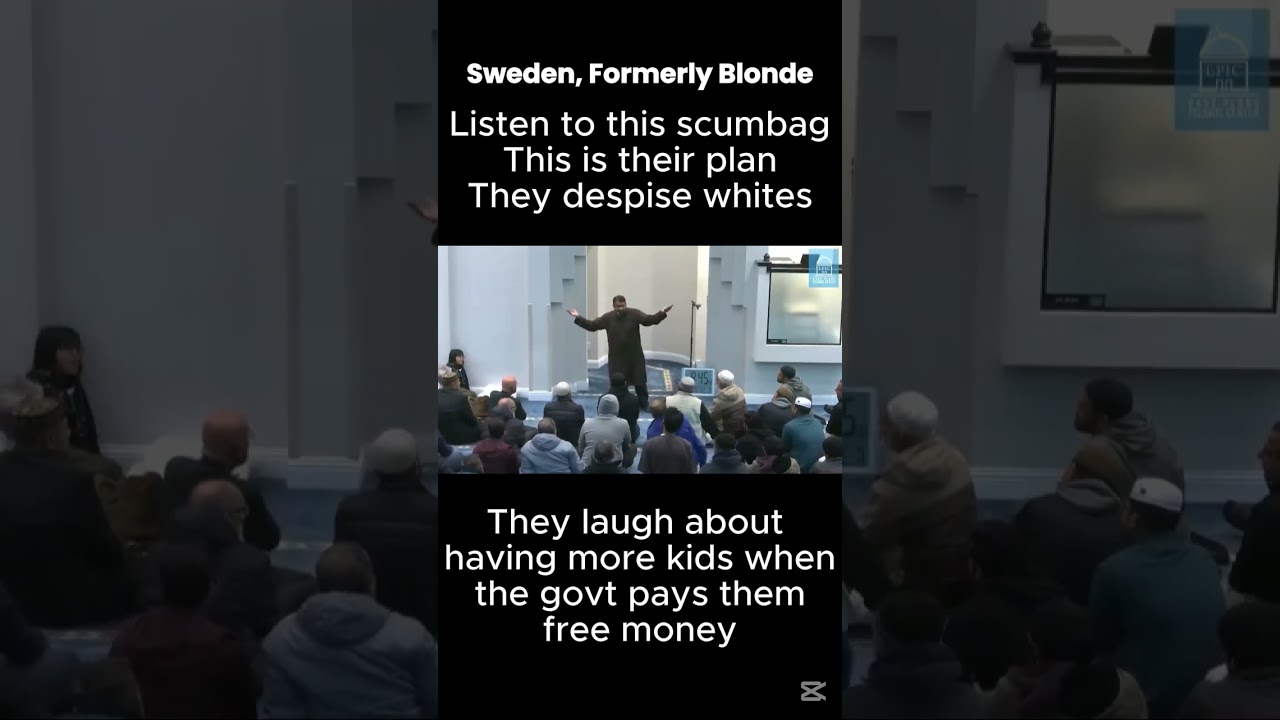 Sweden muslim shows their plan to invade #islam #sweden #invasion #resum25 #remigration #chaddypaddy