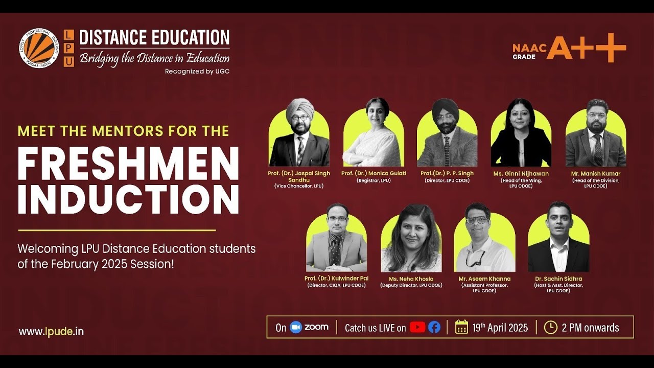 Induction Programme for ODL Mode Learners (February Session, 2025)
