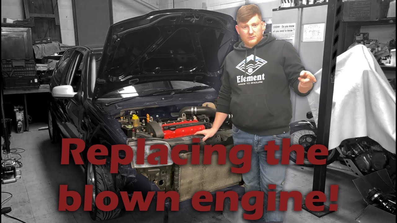 Polo Gti 6n2 Track Car Build #23: Replacing the broken engine! (with a working one)