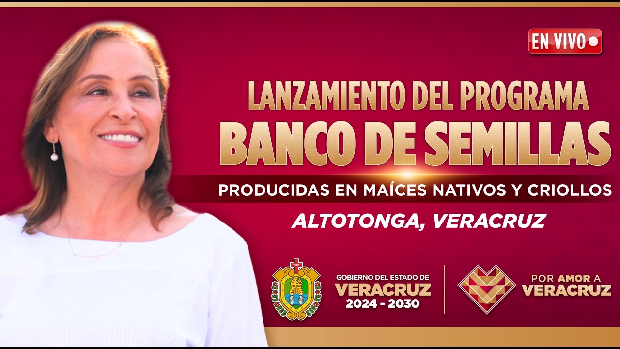 ▶️ En vivo | Lanzamiento del Programa de Bancos de Semillas de Maíces Nativos y Criollos. 🌽