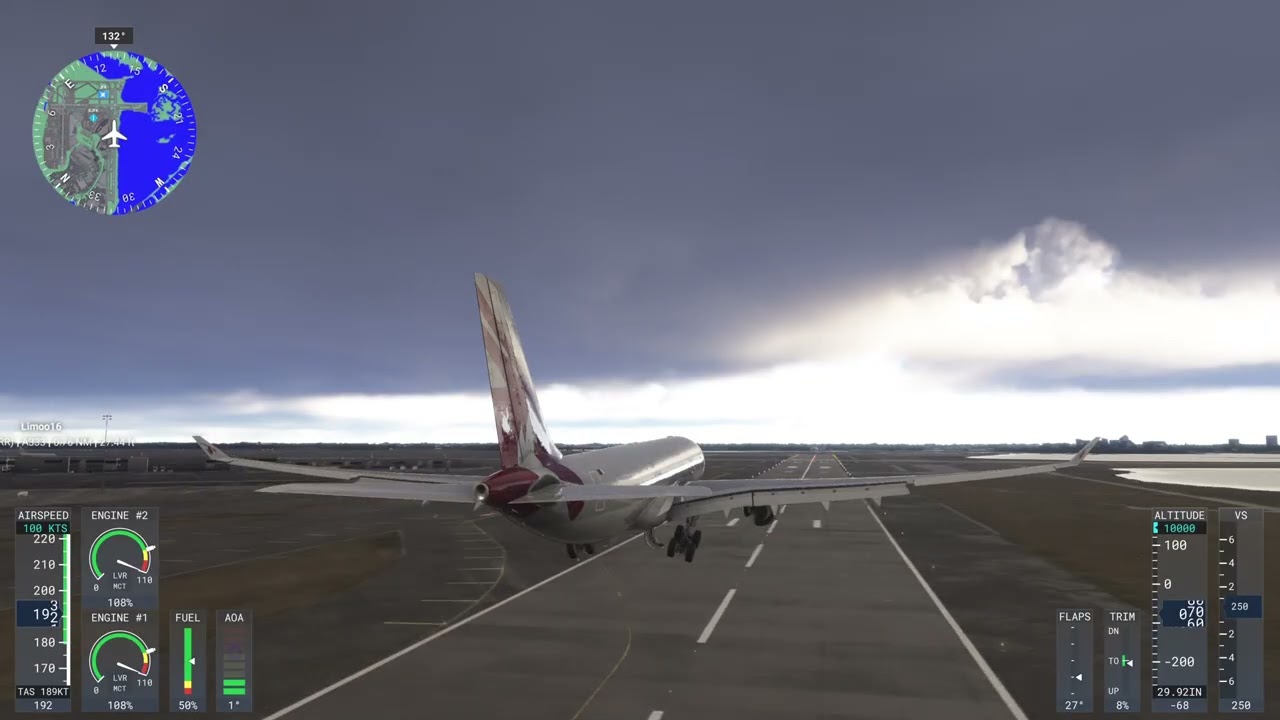 How far can an A330 fly without engines pt1