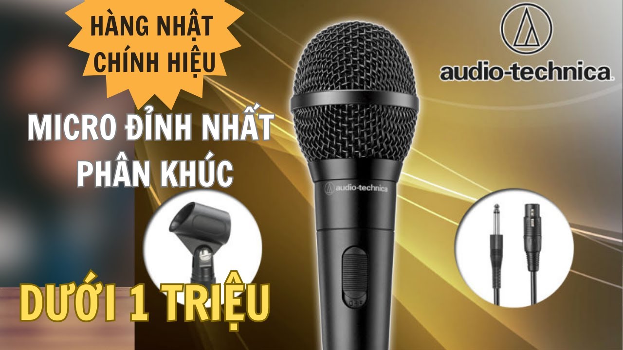 Micro C&oacute; D&acirc;y Dưới 1 Triệu Hay Nhất Hiện Nay | Audio-Technica ATR1300X